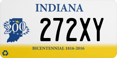 IN license plate 272XY