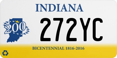 IN license plate 272YC