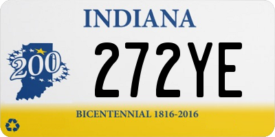 IN license plate 272YE