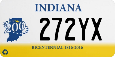 IN license plate 272YX