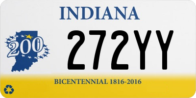 IN license plate 272YY