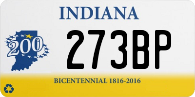 IN license plate 273BP