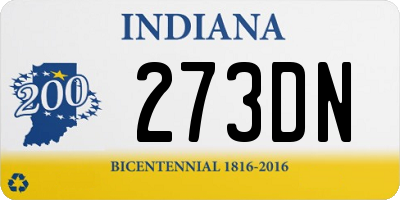 IN license plate 273DN