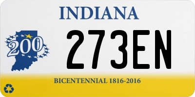 IN license plate 273EN