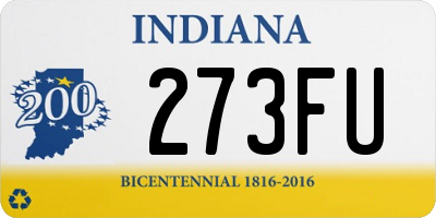 IN license plate 273FU