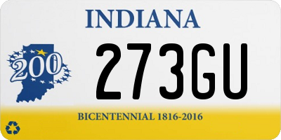 IN license plate 273GU