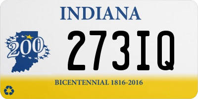 IN license plate 273IQ