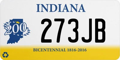 IN license plate 273JB