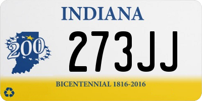 IN license plate 273JJ