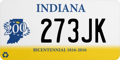 IN license plate 273JK