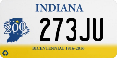 IN license plate 273JU