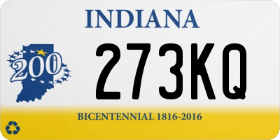 IN license plate 273KQ