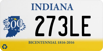 IN license plate 273LE