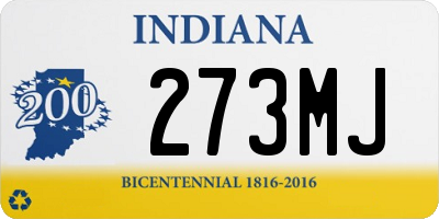 IN license plate 273MJ