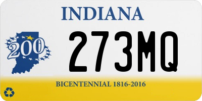 IN license plate 273MQ