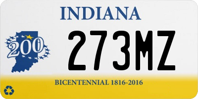 IN license plate 273MZ