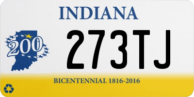 IN license plate 273TJ