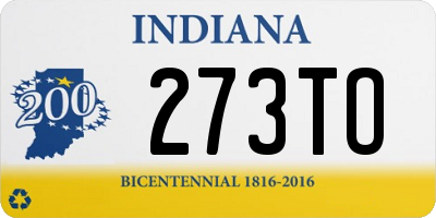 IN license plate 273TO