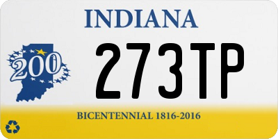 IN license plate 273TP