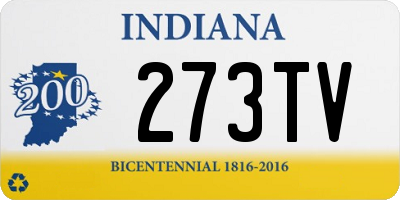 IN license plate 273TV