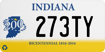 IN license plate 273TY