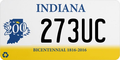 IN license plate 273UC