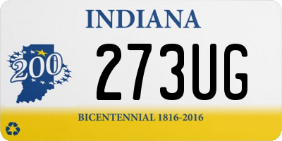 IN license plate 273UG