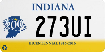 IN license plate 273UI