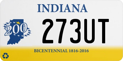 IN license plate 273UT