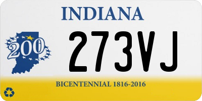 IN license plate 273VJ