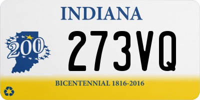 IN license plate 273VQ