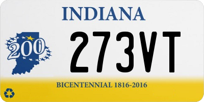 IN license plate 273VT