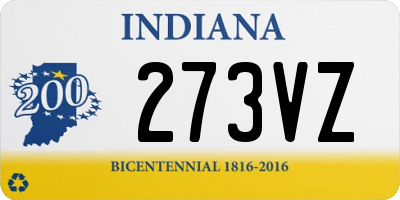 IN license plate 273VZ