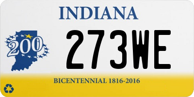 IN license plate 273WE