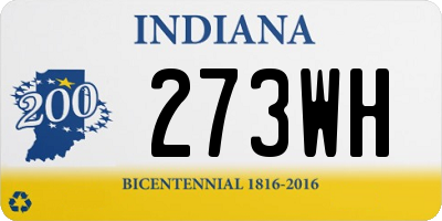IN license plate 273WH