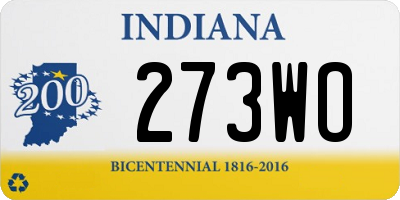 IN license plate 273WO
