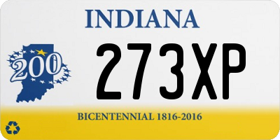 IN license plate 273XP