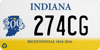 IN license plate 274CG