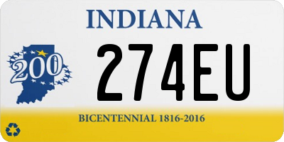 IN license plate 274EU