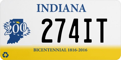 IN license plate 274IT