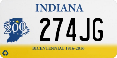 IN license plate 274JG