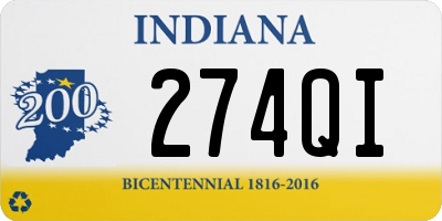 IN license plate 274QI