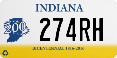 IN license plate 274RH