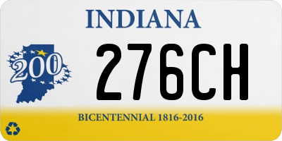 IN license plate 276CH