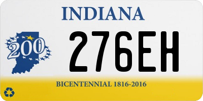 IN license plate 276EH