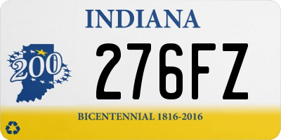 IN license plate 276FZ