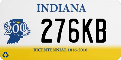 IN license plate 276KB