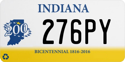 IN license plate 276PY
