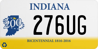 IN license plate 276UG