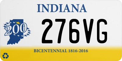 IN license plate 276VG